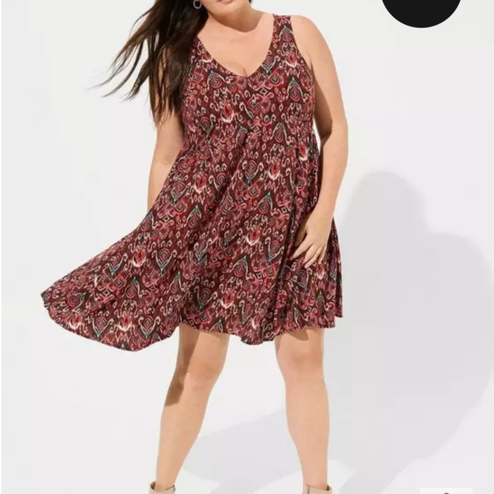 Women's Sleeveless Patterned Dress